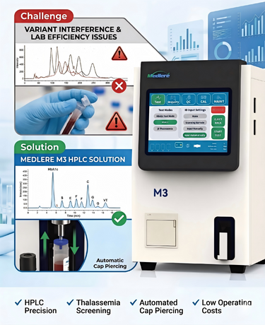 Medlere M3 HPLC HbA1c Analyzer with Cap Piercing and Thalassemia Screening.png